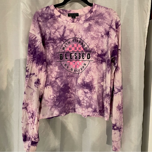 Urban Planet/Streetwear Society tiedye longsleeve - Picture 1 of 3